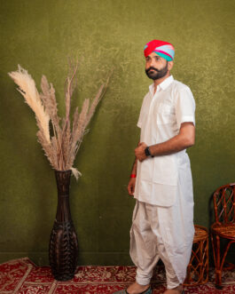 Cotton Dhoti Kurta Set