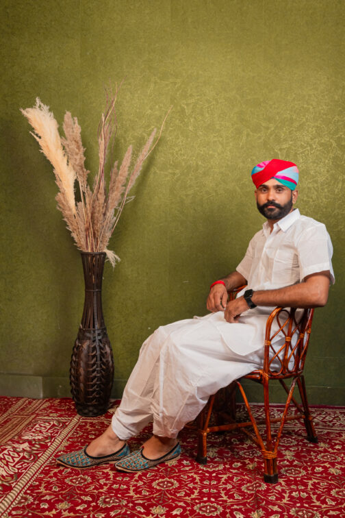 Cotton Dhoti Kurta Set - Image 4