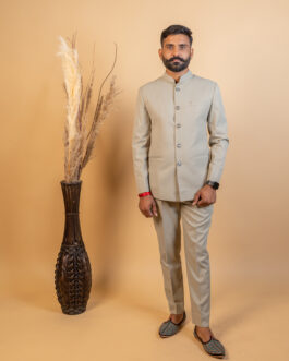 Jodhpuri Bandhgala in Ivory