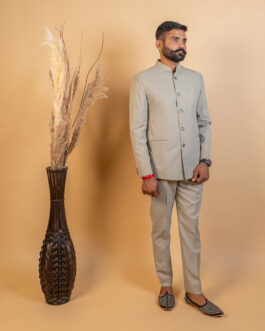 Jodhpuri Bandhgala in Ivory