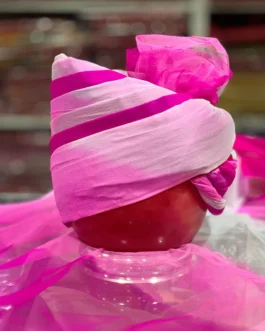Pink Georgette Safa