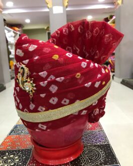 Red Chundari Safa