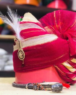 Red Ivory Kota Doriya Safa